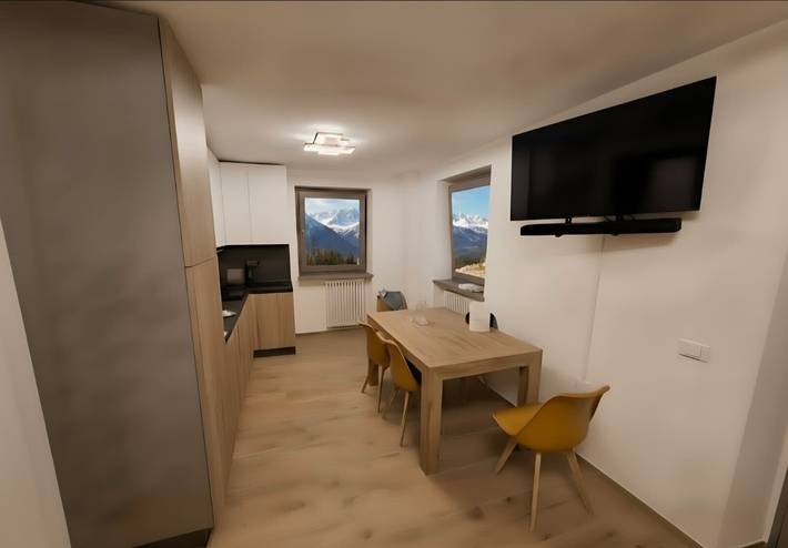 Entire apartment, Alba di Poggio al Sole Apartment in the Dolomites of Val di Sole in Mezzana, Ortler Alps