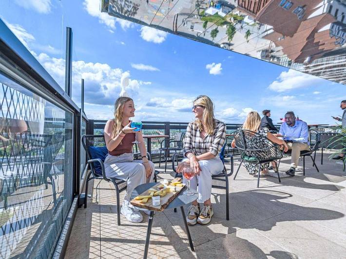 Hôtel pour 4 personnes, avec terrasse, animaux acceptés