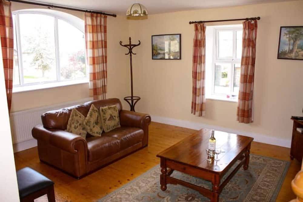 6 granite cottages in a courtyard set in 5 acres of gardens in rural Ireland in County Wicklow