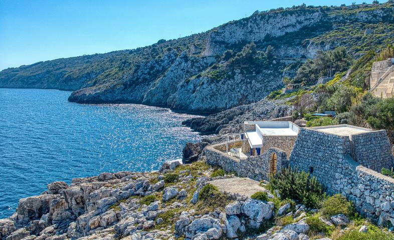 Maison romantique en pierre, jacuzzi & Wifi rapide in Spiaggia del Ciolo, Gagliano del Capo