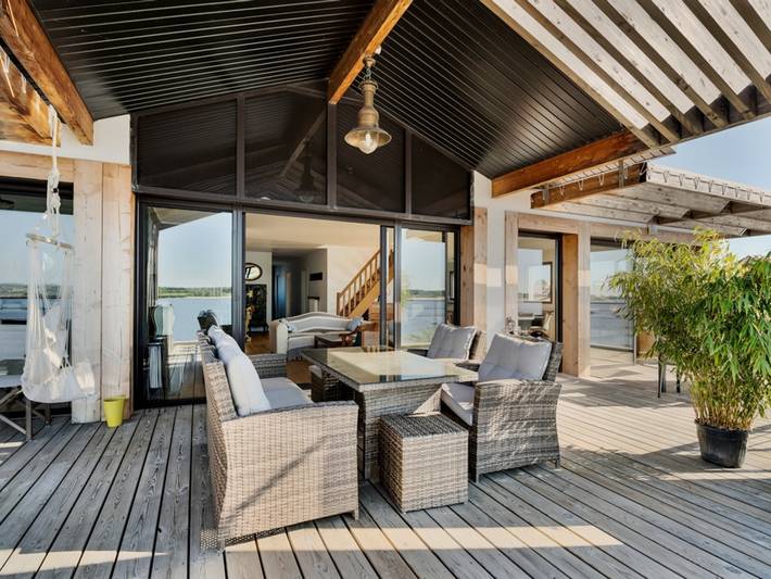 Gîte pour 8 personnes, avec terrasse dans L'Aiguillon (Arcachon) - 3