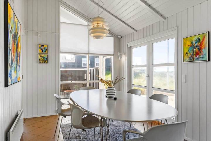 Ferienhaus mit Meerblick für 6 Personen, mit Whirlpool und Sauna sowie Terrasse in Grønhøj Strand - 4