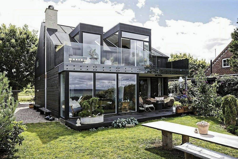 Kunst und Panoramablick in Trelde Næs in Fredericia, Kleiner Belt