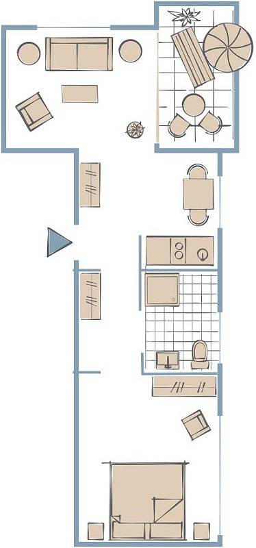 Ferienwohnung für 2 Personen, mit Balkon in Heiligenhafen - 2