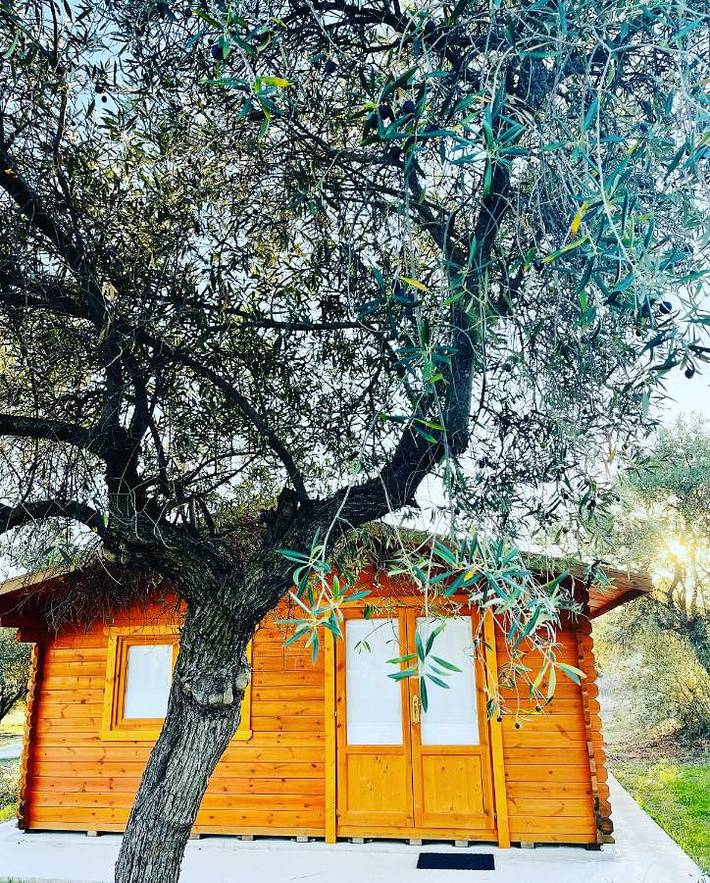 Parc de vacances pour 2 personnes, avec Terrasse et Jardin ainsi que Piscine et Vue à Escalona