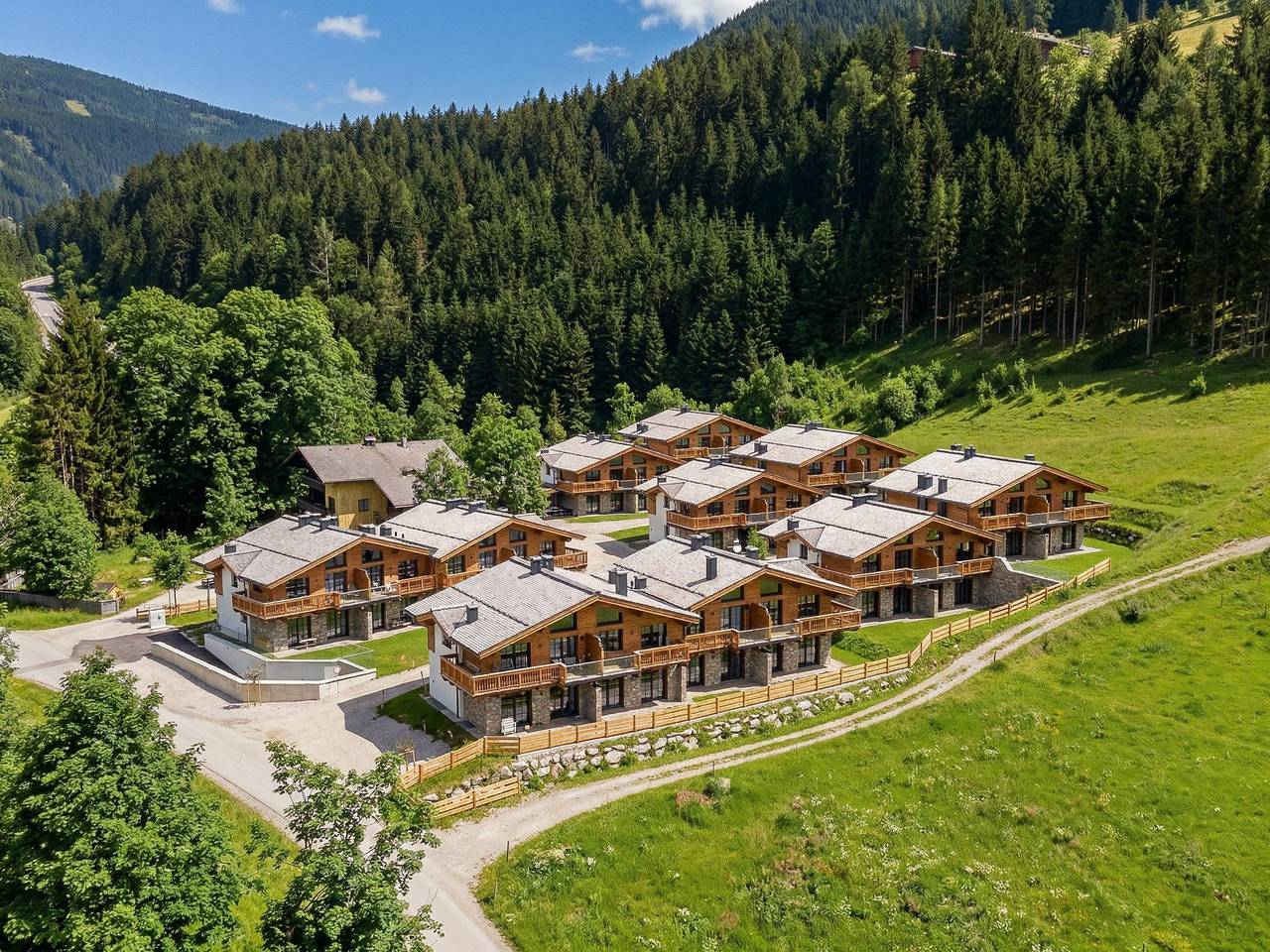 Luxus-Lodge mit Privatsauna bei Flachau
 in Eben im Pongau, Tennengau