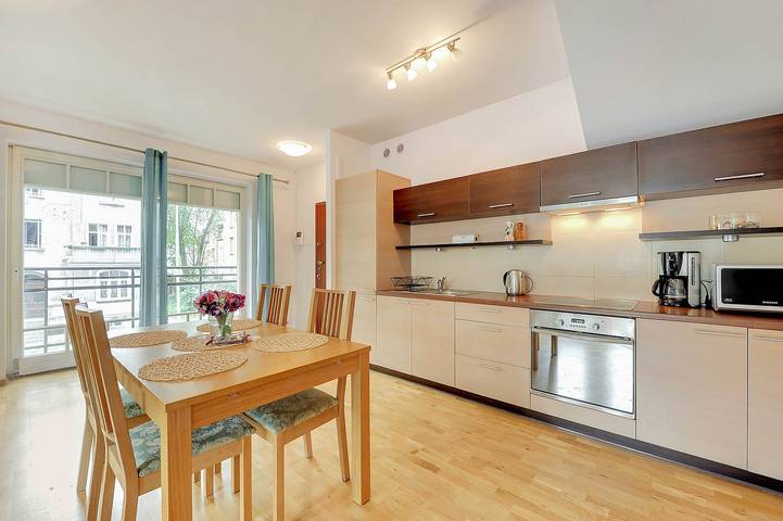Ganze Wohnung, Comfortable Apartment with a Balcony | 250 m from the Beach in Zoppot, Zatoka Gdańska