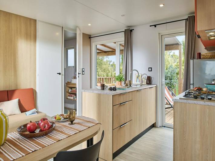 Camping für 6 Personen, mit Terrasse, kinderfreundlich in Bredene - 2