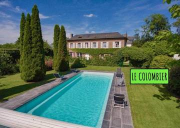 Gîte pour 14 personnes, avec jardin et piscine à Sainte-Opportune-du-Bosc