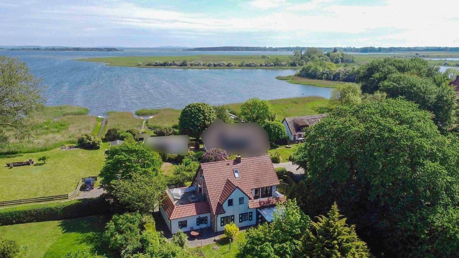Ganze Ferienwohnung, Rügenbrise mit Seeblick - Fewo Og in Halbinsel Zudar, Garz/Rügen