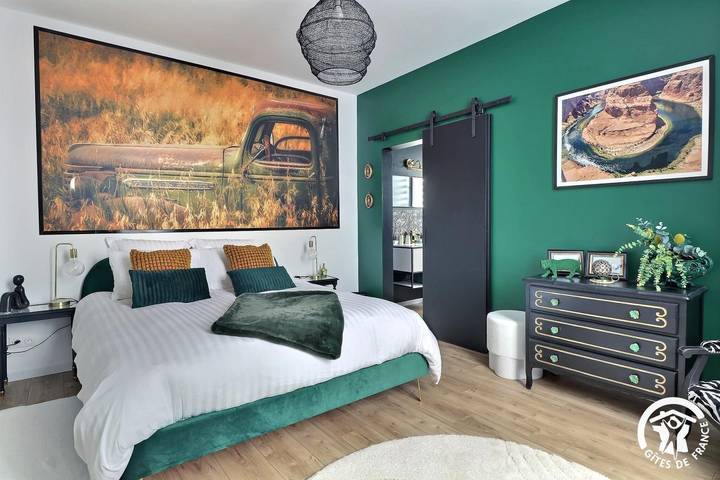 Chambre d’hôte pour 2 personnes, avec jacuzzi et jardin à Bille