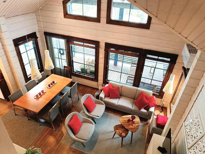 Ferienhaus für 10 Personen, mit Terrasse und Sauna in Pudasjärvi