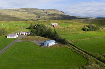 Gîte pour 7 personnes, avec vue dans Kalfafell