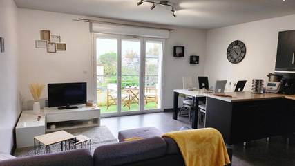 Gîte pour 4 personnes, avec balcon et vue à Serres-Castet