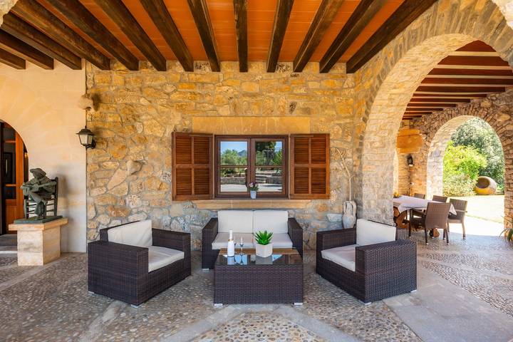 Landhaus 'Es Voltor' mit Bergblick, WLAN und Klimaanlage in Artà, Mallorca Osten