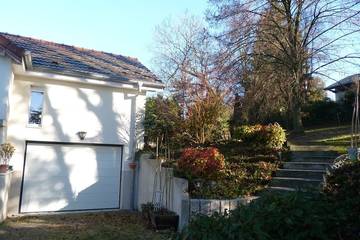 Gîte pour 4 personnes, avec piscine ainsi que terrasse et jardin dans le Haut-Rhin