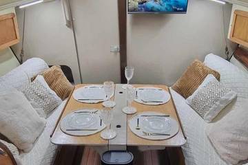 Bateau pour 2 personnes, avec vue en Normandie