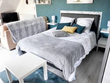 Studio pour 2 personnes, avec piscine, animaux acceptés dans Côte-d'Or