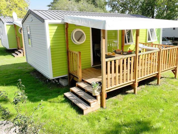 Camping Vieux Moulin - Mobilheim 8 personen - Grand Confort - 3 Zimmer in Vensac, Lesparre-Médoc und Umgebung