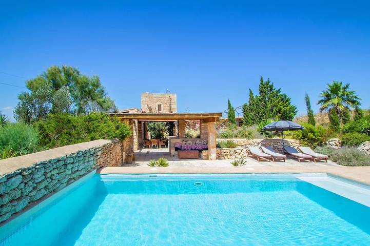 Villa für 9 Personen, mit Terrasse in Es Trenc