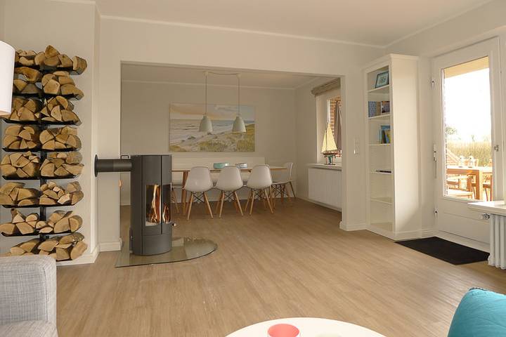 Ferienhaus mit Meerblick für 6 Personen, mit Garten und Balkon in Nieblum - 4