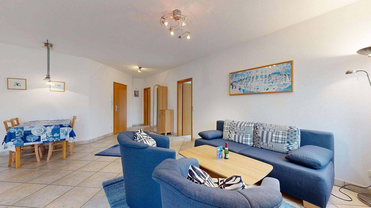 Ganze Wohnung, Strandnahe Ferienwohnung mit Südbalkon und Sauna im Haus in Ostseebad Binz, Binz