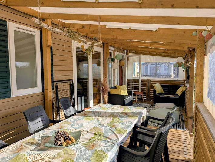 Camping pour 8 personnes, avec jardin ainsi que piscine et vue près du Canal du Midi - 3