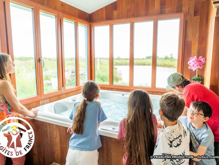 Gîte pour 11 personnes, avec Jacuzzi et Terrasse ainsi que Jardin et Sauna à Bois-de-Céné - 3