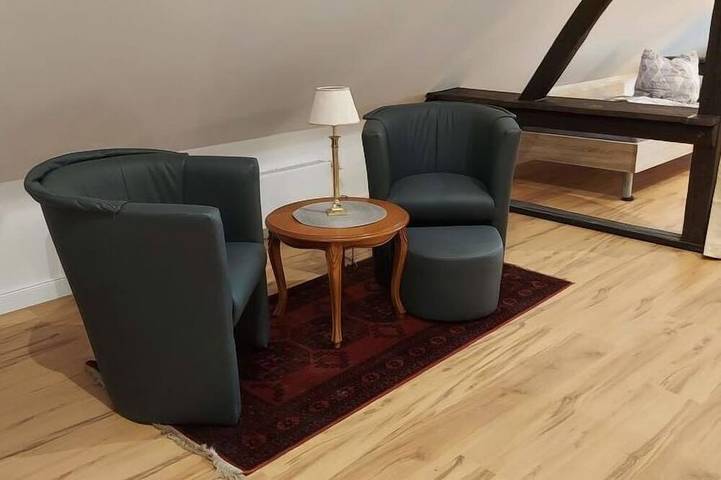 Ferienwohnung für 3 Personen, mit Garten