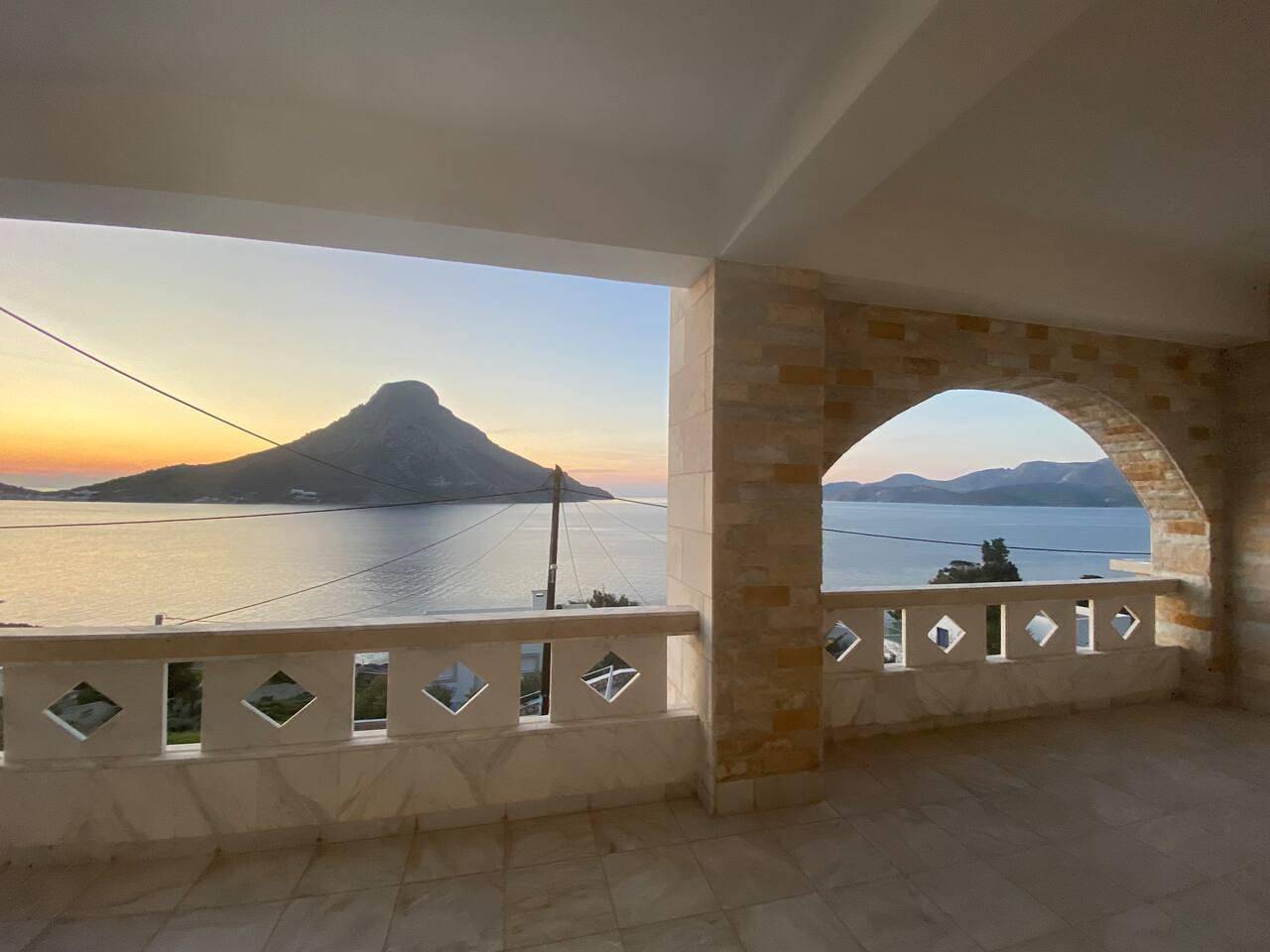 Villa für 7 Personen mit Balkon in Mirties, Kalymnos