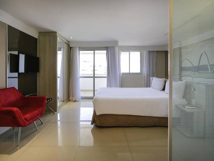 Pousadas para 2 pessoas, com vista e sauna e ainda balcão no Distrito Federal