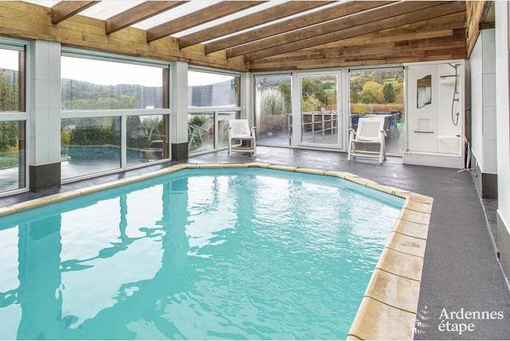Location de vacances pour 14 personnes, avec vue et piscine ainsi que jardin et sauna, animaux acceptés dans Moulin du Ruy - 2