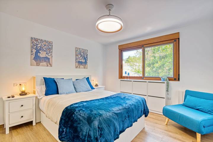 Apartamento para 9 personas, con Balcón y Jardín