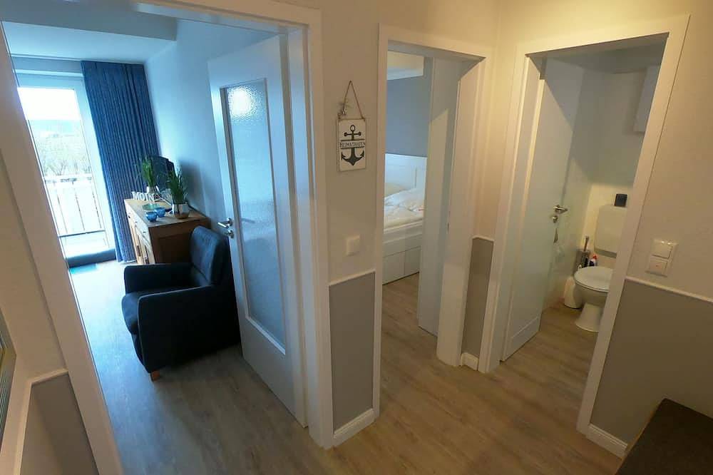 Ganze Wohnung, Küstenglück: Apartment mit großem Balkon und Deichblick an der Perlebucht in Büsum, Dithmarschen