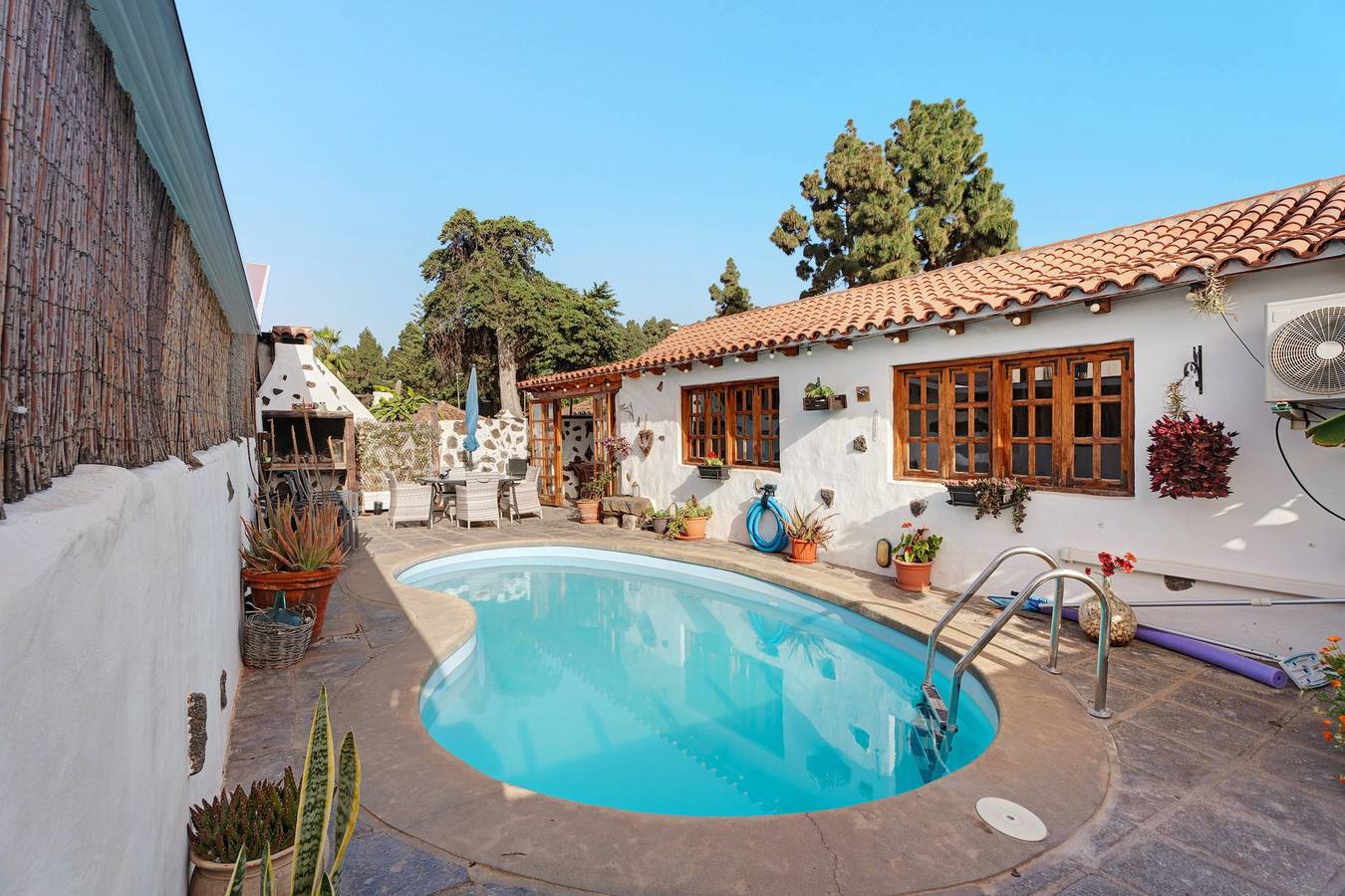 Ferienhaus 'El Lagar' mit Bergblick, Wlan und Klimaanlage in Icod de los Vinos, Teneriffa Nord