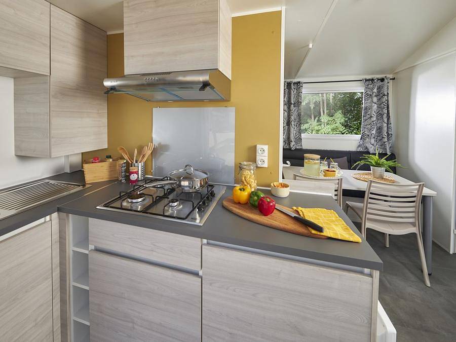 Camping de La Grande Lande - Mobilhome 4 personas - Confort Plus in Moëlan-sur-Mer, Region de Quimper