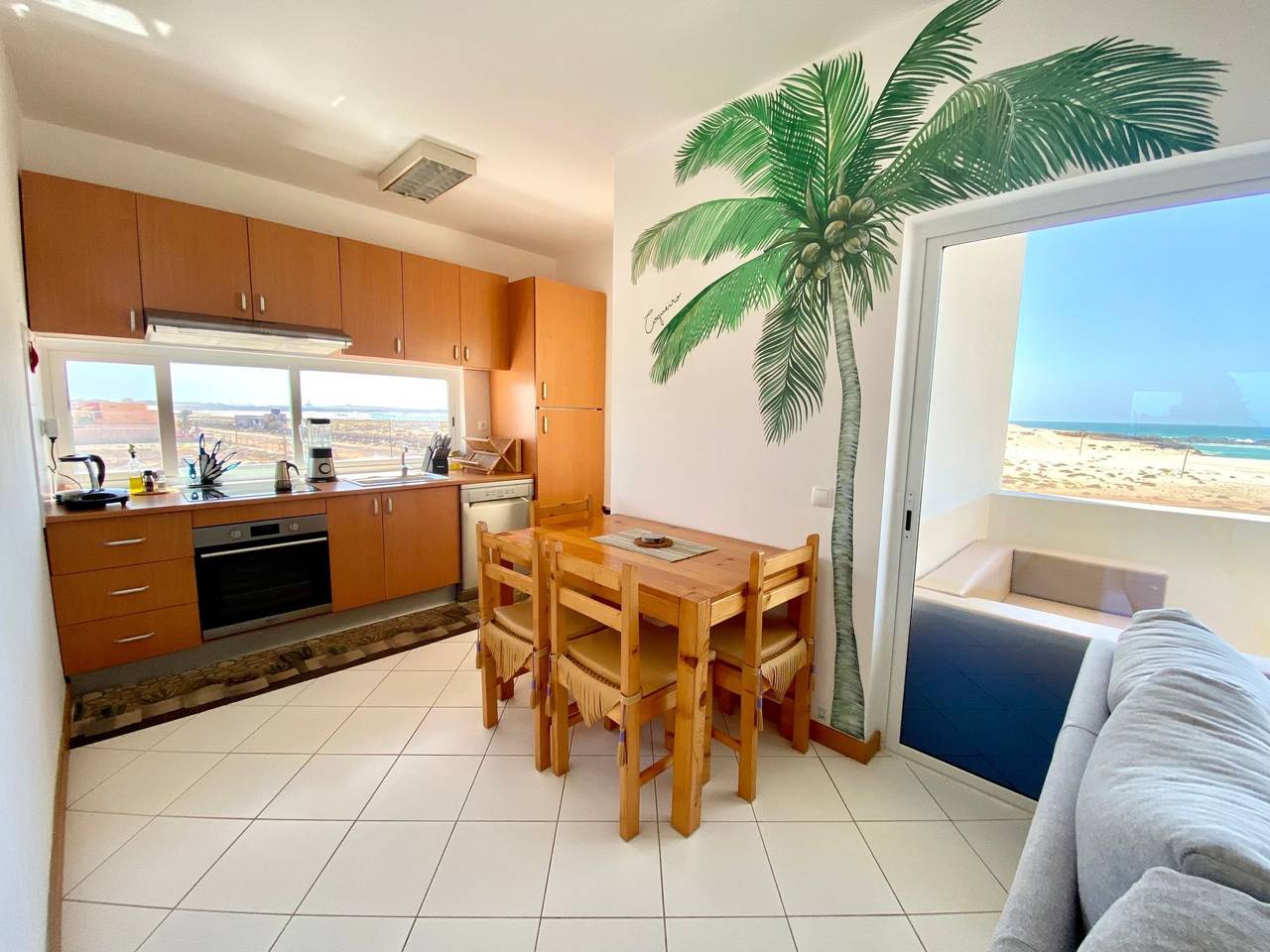 Geheel appartement, In Sal Rei mit Privatparkplatz und Bergblick in Ilhas de Barlavento, Boa Vista
