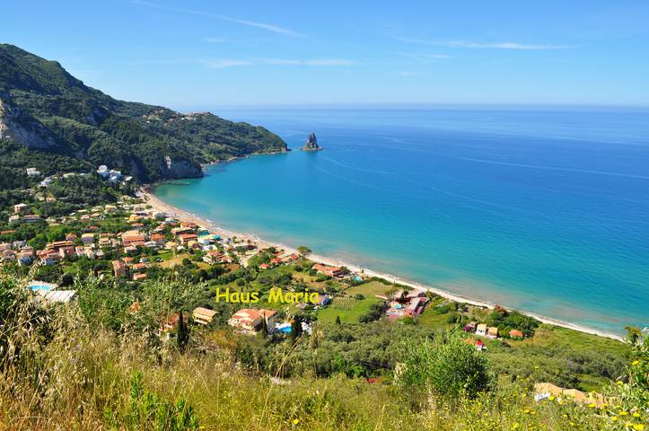 Gîte pour 4 personnes, avec jardin ainsi que vue sur l’océan et vue, animaux acceptés à Agios Gordios - 4