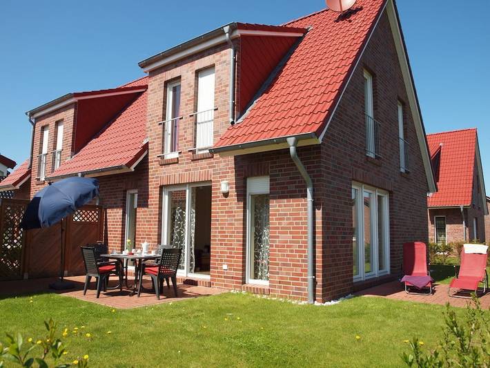 Ferienhaus für 6 Personen, mit Terrasse und Garten in Carolinensiel