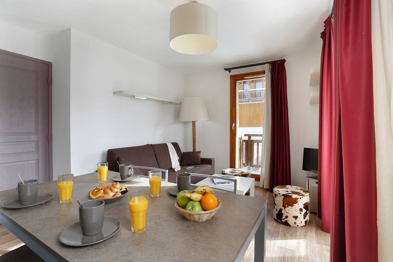 Appartement entier, Appartement de vacances pour 4 personnes avec balcon in Mont-de-Lans, Les Deux Alpes