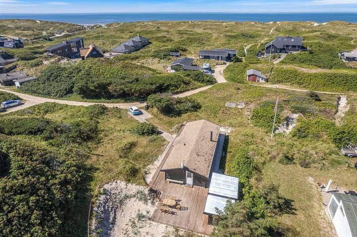 Ferienhaus mit Meerblick für 6 Personen, mit Balkon/Terrasse in Vejers Strand