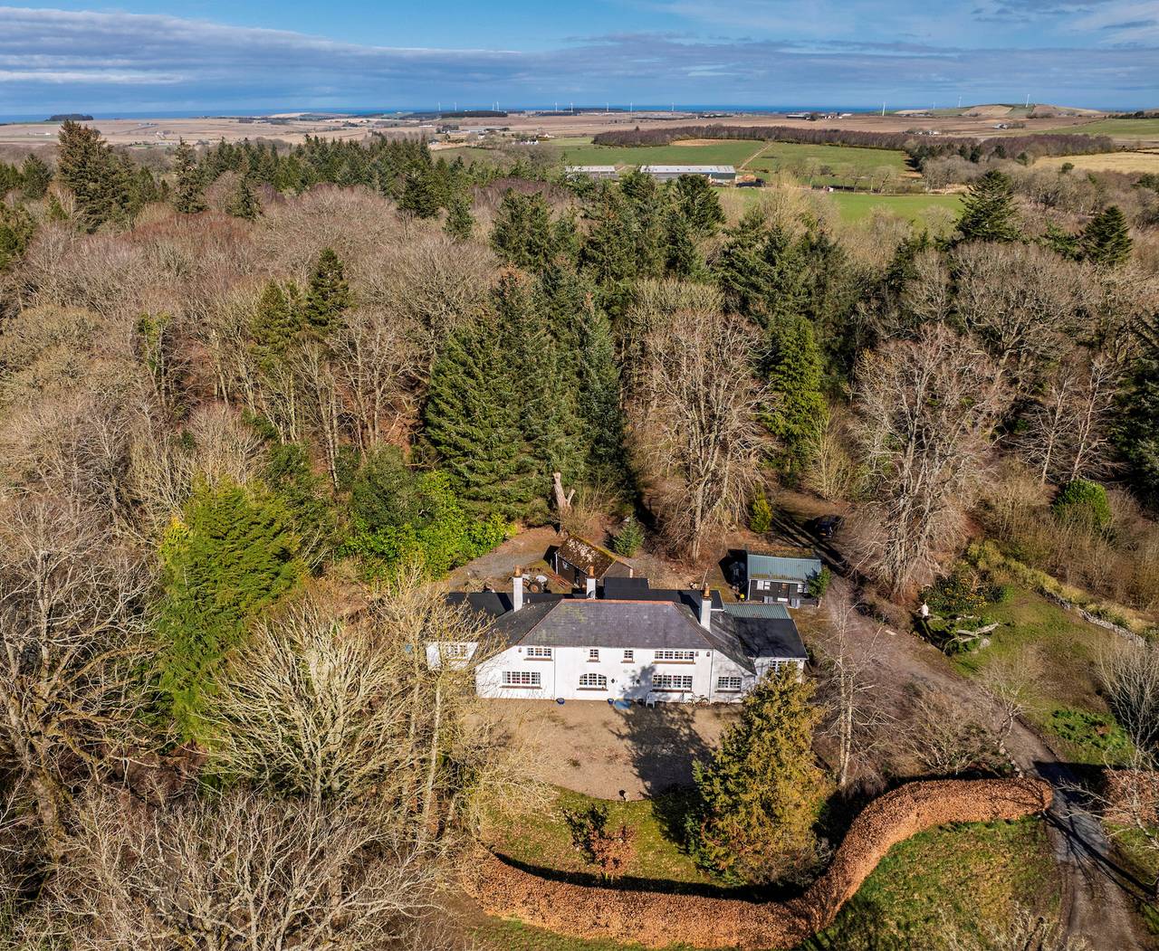 White House Retreat in Aberdeenshire