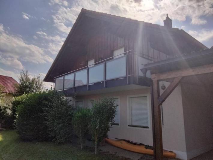 Ferienwohnung für 4 Personen, mit Balkon und Garten