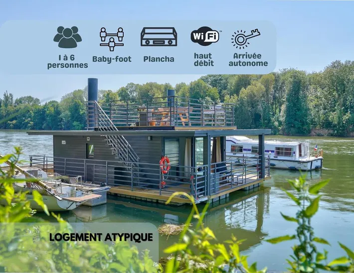 Casa de vacaciones para 6 personas, con vistas además de balcón y vistas al lago - 1