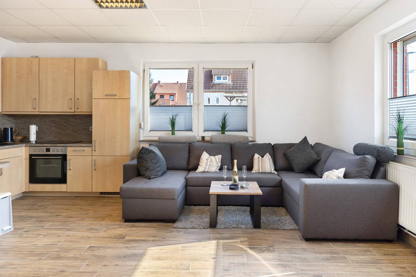 Ganze Wohnung, Ferienwohnung 'Nr. 34A Malliß' mit gemeinsamer Terrasse, privatem Garten und Wi-Fi in Malliß, Mecklenburgisches Elbetal