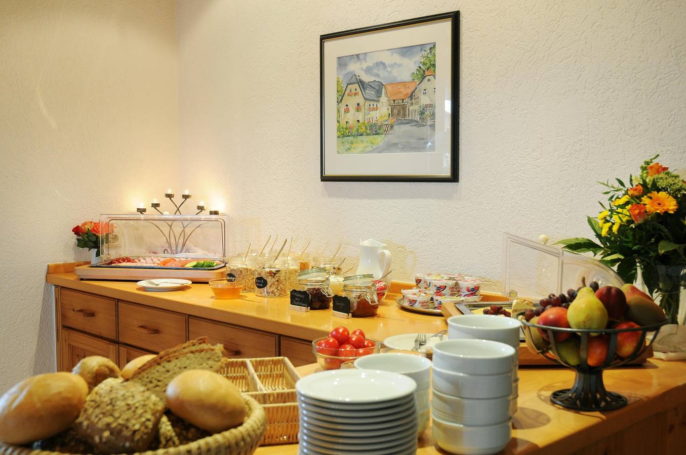 Pension am Krausenbach - Einzelzimmer im Haupthaus in Wolfsdorf, Bad Staffelstein