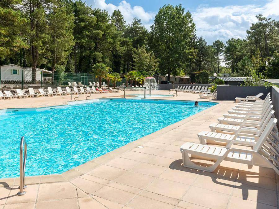 Camping La Dune Blanche - Mobilheim 6 personen - Comfort | 3 Schlafz. | 6 Pers. | Erhöhte Terrasse in Camiers, Montreuil und Umgebung