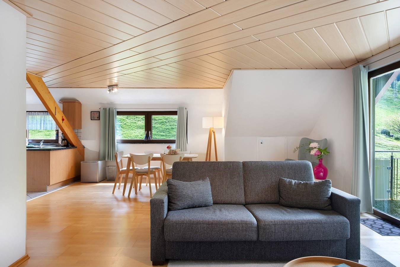 Ganze Wohnung, Ferienwohnung 'Glashütte' mit Bergblick, Balkon und Wi-Fi in St. Märgen, Südschwarzwald