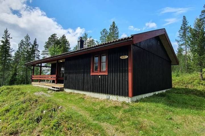 Blockhütte für 6 Personen, mit Sauna und Balkon, mit Haustier - 1