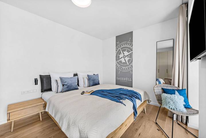 Ganze Wohnung, The View B16 Meeresleuchten - Balkon, Schlafsofa, gemein. Sauna, Aufzug in Badedeich Dagebüll, Dagebüll